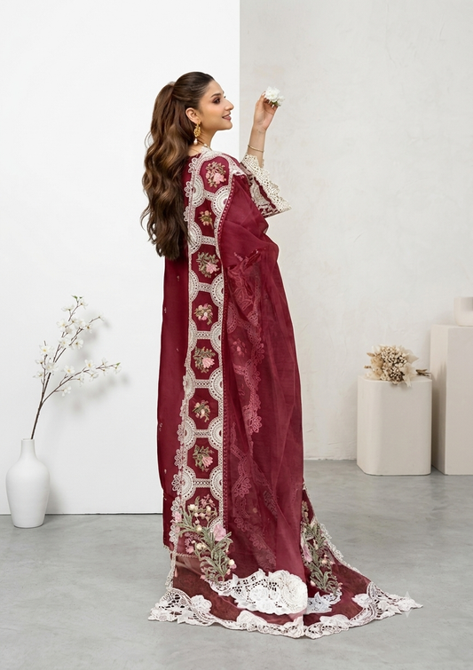 3PC EMBROIDERED SUIT - MB 182