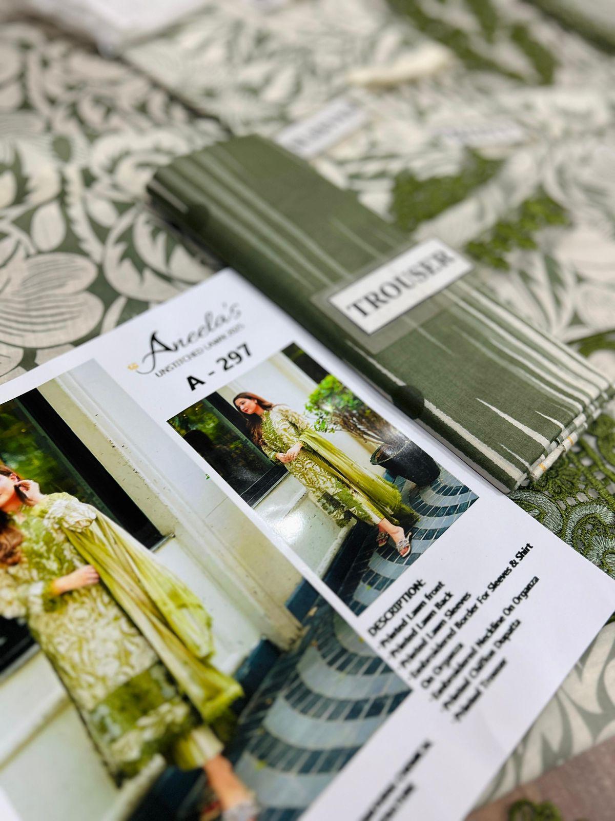 3 PC PRINTED LAWN SUIT MB 124
