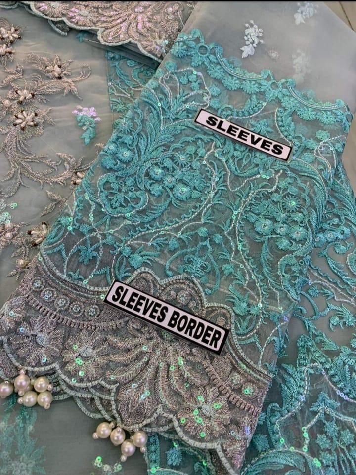 3PC EMBROIDERED SUIT - MB 201