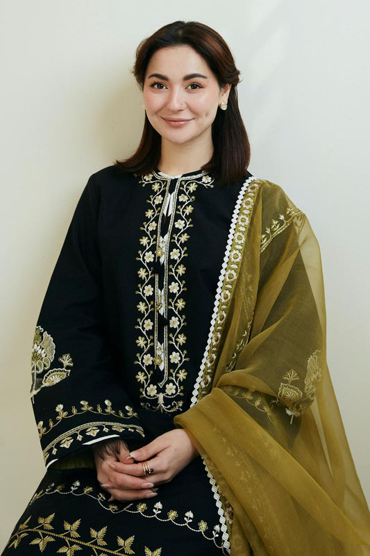 3 PC PRINTED LAWN SUIT MB 145