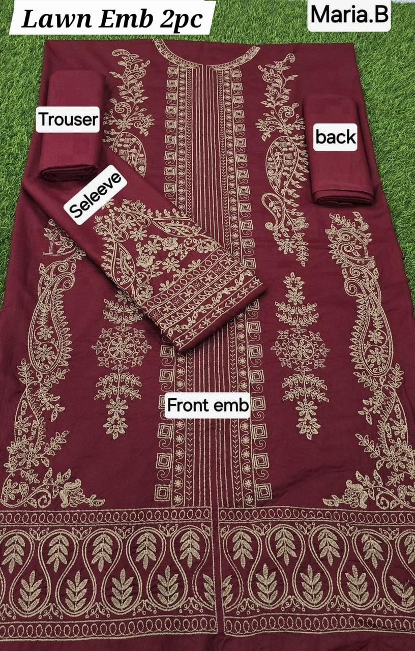 Embroidery 2pc Lawn Collection