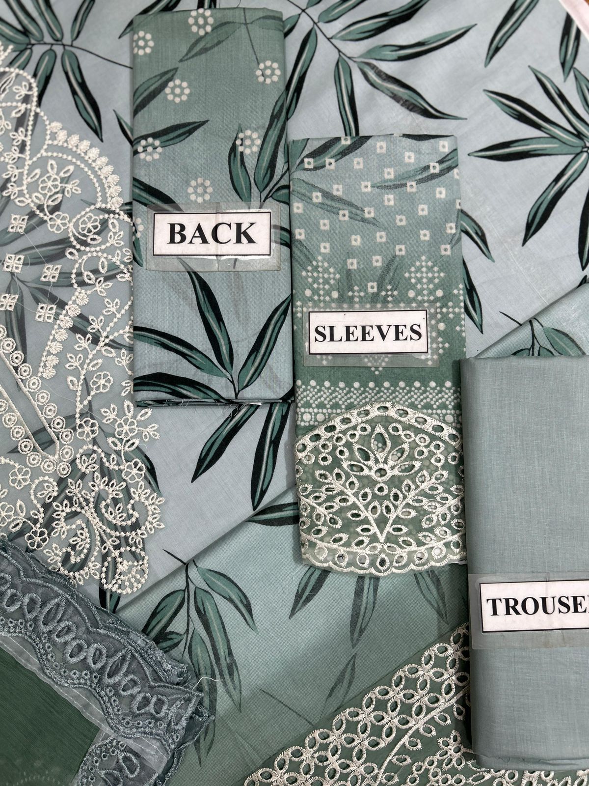 Nureh Lawn Embroidered & Printed 3 Piece Dress