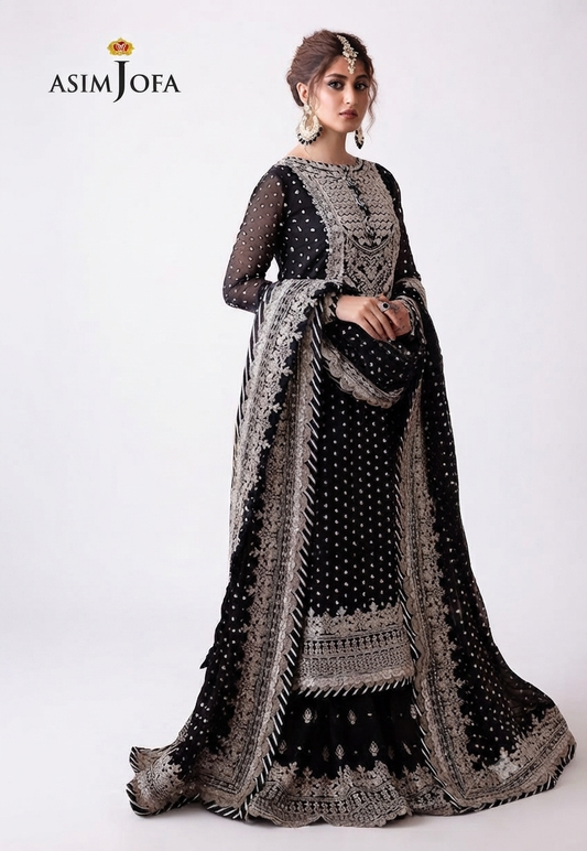 3PC EMBROIDERED SUIT - MB 156