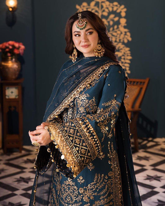 3PC EMBROIDERED SUIT - MB 197