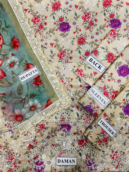EMBROIDERED LAWN UF-4246
