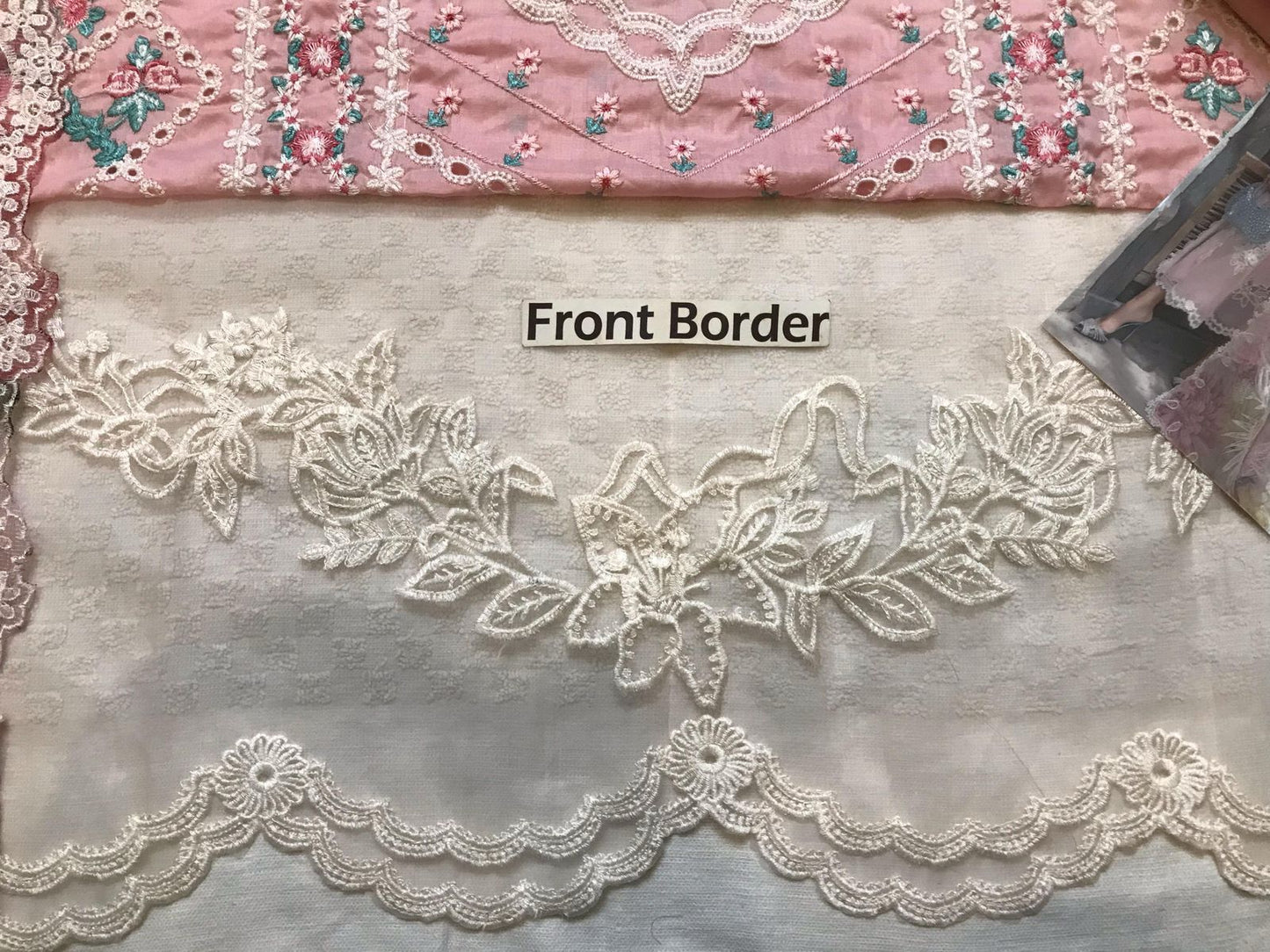 A Floral Mesh - Rose Pink