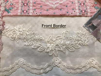 A Floral Mesh - Rose Pink