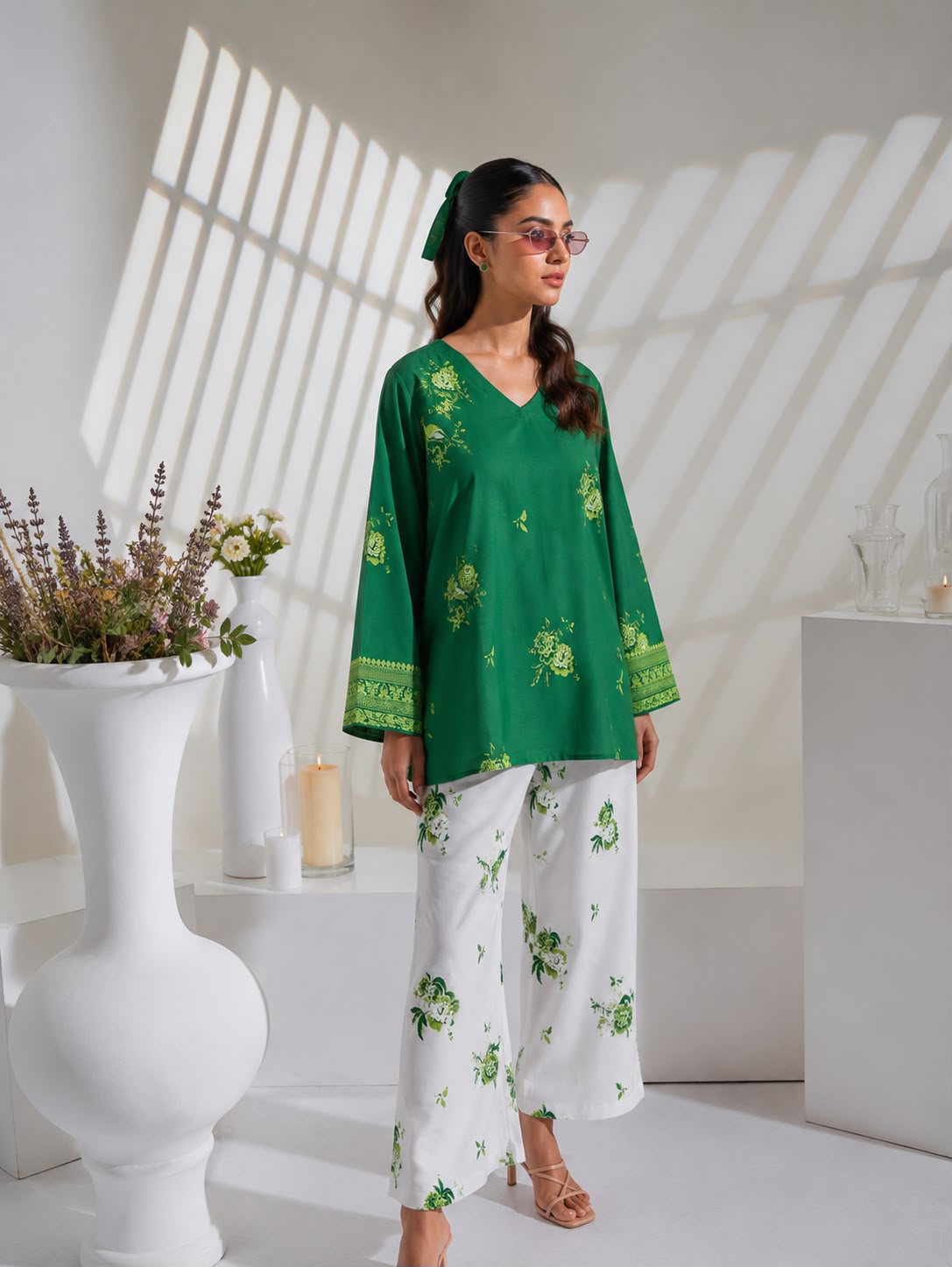 Celebrate Independence Day in style with our New Arrival: 14th August Special Digital Printed Cord Set! 🇵🇰