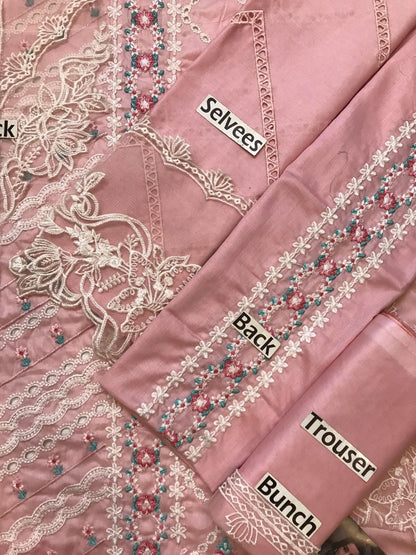 A Floral Mesh - Rose Pink
