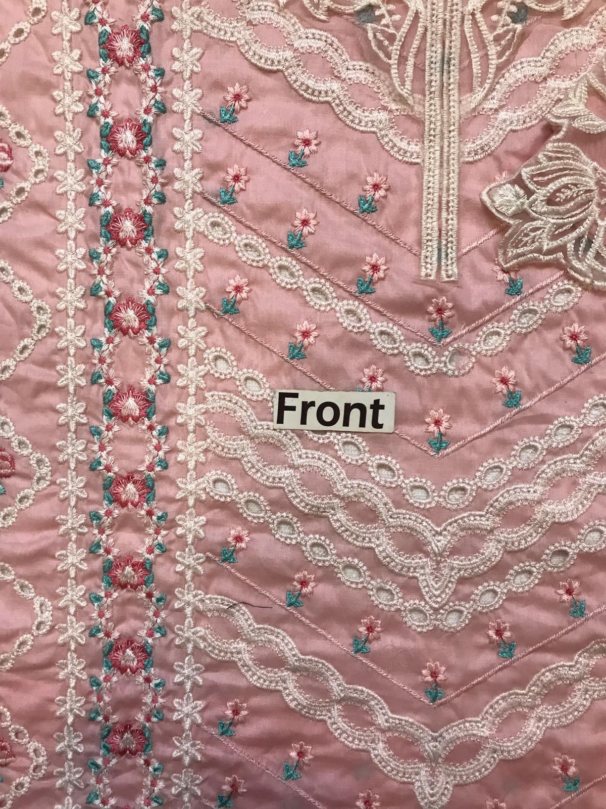 A Floral Mesh - Rose Pink