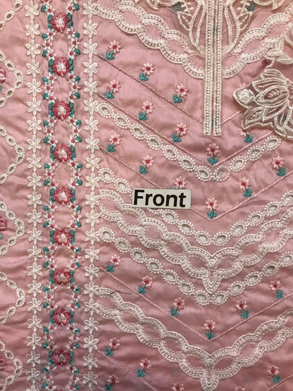 A Floral Mesh - Rose Pink
