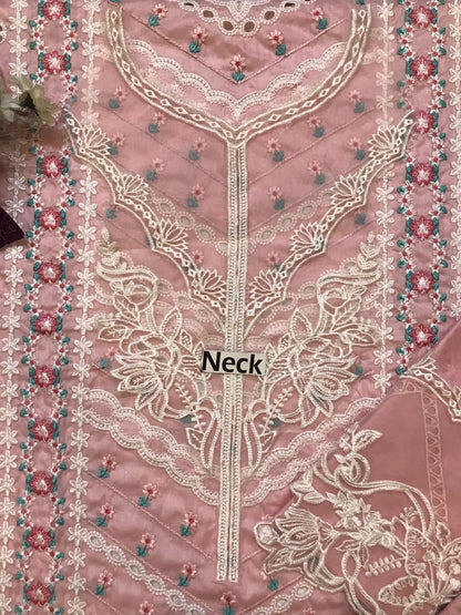 A Floral Mesh - Rose Pink