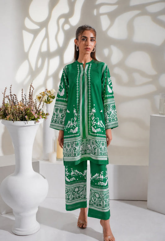 Celebrate Independence Day in style with our New Arrival: 14th August Special Digital Printed Cord Set! 🇵🇰