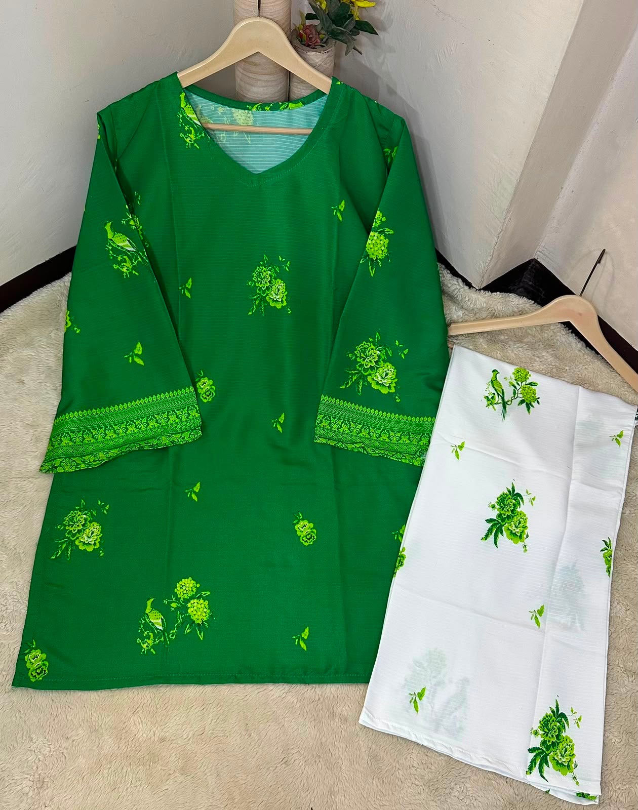 Celebrate Independence Day in style with our New Arrival: 14th August Special Digital Printed Cord Set! 🇵🇰