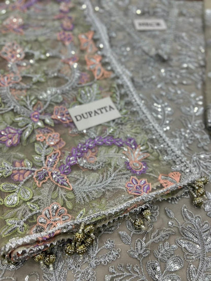 Luxury Embroidered NET Dress for Weddings & Formal Parties