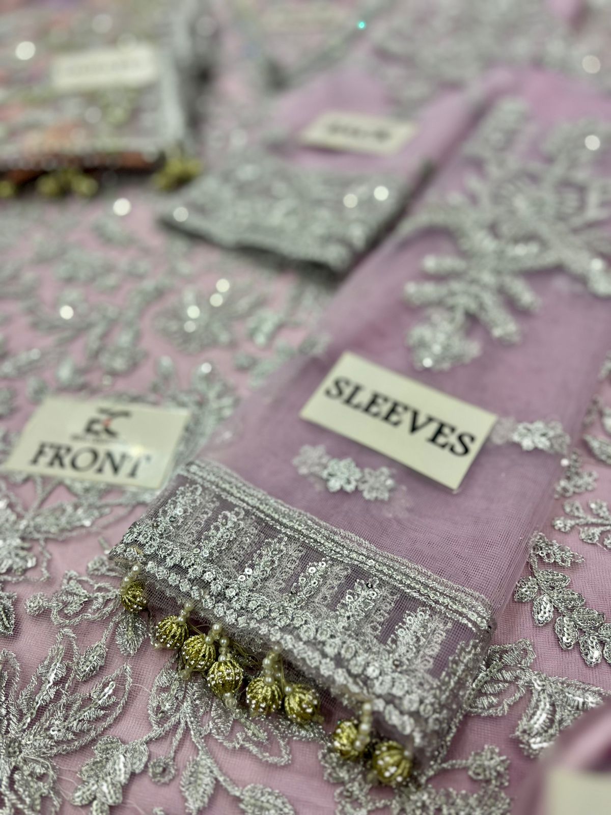 Luxury Embroidered NET Dress for Weddings & Formal Parties