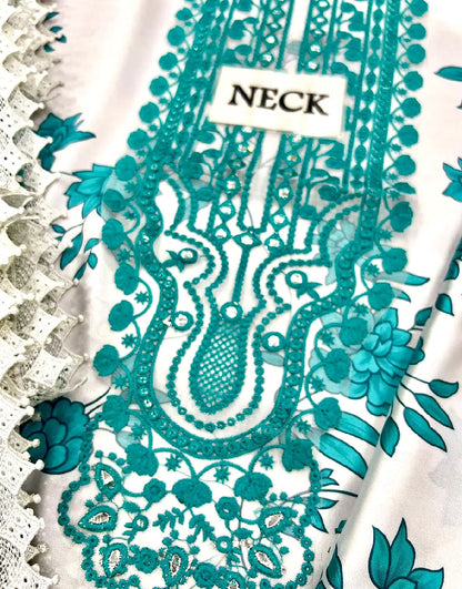 Aneelas Lawn Embroidered & Printed