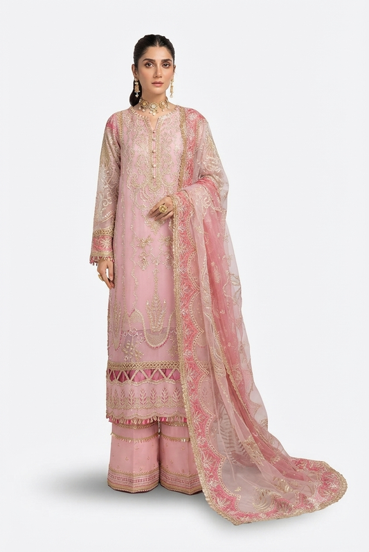 3PC EMBROIDERED SUIT - MB 159