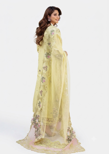 Elaf Luxury Lawn'25 ELM-3A BAHAAR
